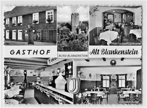 Hattingen-Blankenstein. Gasthof Alt Blankenstein ungelaufen Gute Erhaltung.