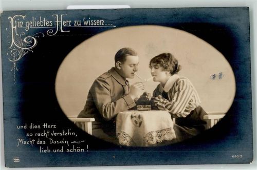 1918 Soldatenliebe AK