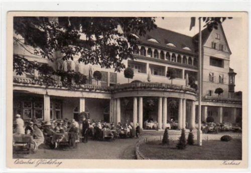 Glücksburg Glücksburg mit Partie am Kurhaus ungelaufen Gute Erhaltung.