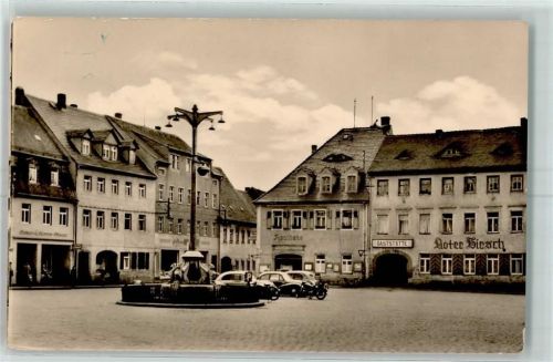 Mügeln Markt Gasthaus Roter Hirsch Auto Motorrad