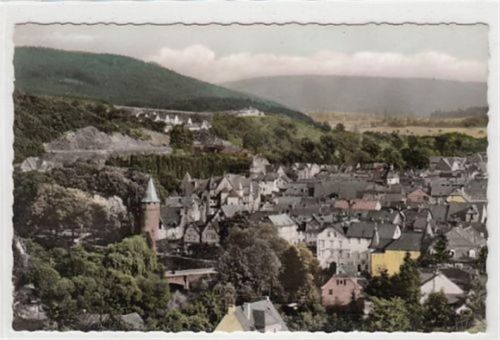 Herborn im Dillkreis. ein Blick vom Dollenberg ungelaufen Gute Erhaltung.