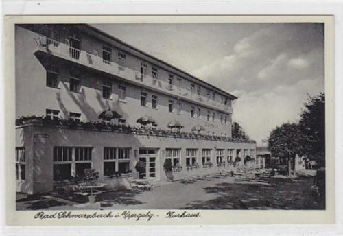 Bad Schwarzbach Bad Schwarzbach - Czerniawa-Zdrój / Kreis Lauban - Luban im Isergebirge. Kurhaus ungelaufen Gute Erhaltung.