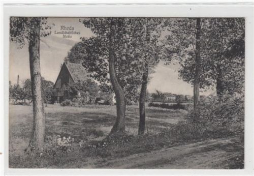 Rheda. ein landschaftliches Motiv gelaufen, 1911. Gute Erhaltung.