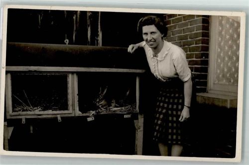 1942 Kaninchen Stall