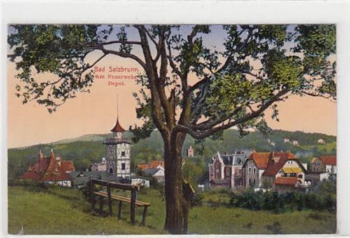 Bad Salzbrunn / Szczawno-Zdrój - Kreis Waldenburg / Walbrzych. Partie am Feuerwehr Depot ungelaufen Gute Erhaltung.