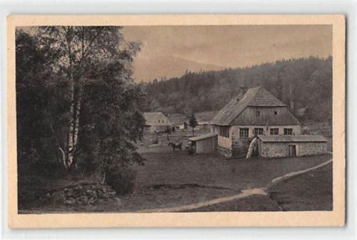Siebenhäuser / Siedmiórki - Kreis Hirschberg / Jelenia Góra. Schleifmühle ungelaufen Gute Erhaltung.