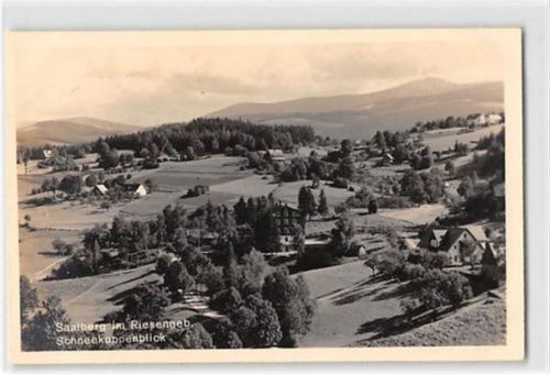 Saalberg - Kreis Hirschberg / Jelenia Góra im Riesengebirge mit Schneekoppenblick ungelaufen Top Erhaltung.