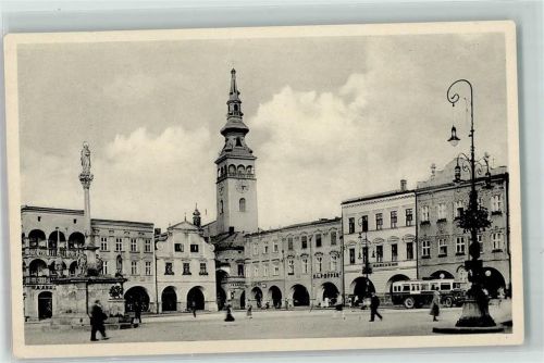 Novy Jicin Neutitschein - Omnibus Laterne Säule