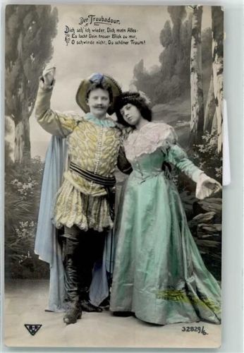 1908 Der Troubadour Verlag BNK Serie 32829-6 von Verdi