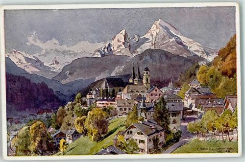Berchtesgaden Alpiner Kunstverlag Eugen Richter Nr. 4 AK
