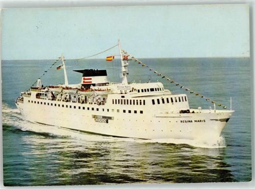 MS Regina Maris Kreuzfahrt ST Oster-Kreuzfahrt 1974 in die Ägäis Schiffspoststempel Sonderstempel