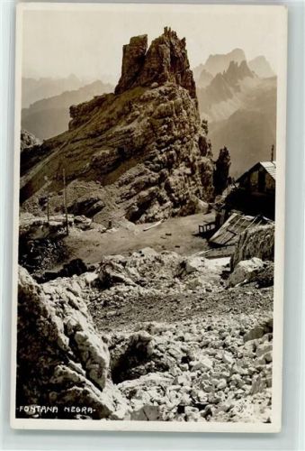 Cortina d'Ampezzo Fortana Negra Dolomiten Grand Hotel Ort lt. Stempel