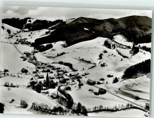 Wengen Fliegeraufnahme Winter