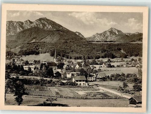 Bergen mit Hochfelln und Hochgern Gasthaus Pension u. Metzgerei Zum Hochfelln Bes. Georg Lang