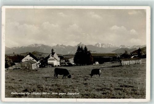 87466 W8967 Oy - Rinderweide Zugspitze Bahnpoststempel