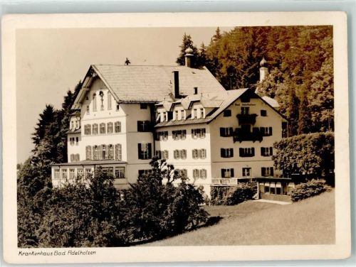 83313 W8227 Bad Adelholzen , Kr Traunstein, Oberbay Gebrauchsspuren Krankenhaus Bad Adelholzen