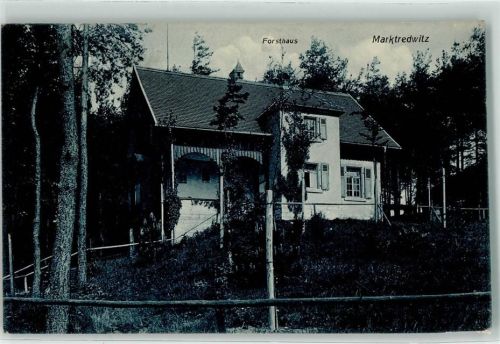 Marktredwitz 1911 Forsthaus Foto AK