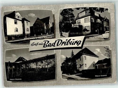 33014 W3490 Bad Driburg - Haus Lerche u. Haus Hubertus Haus Dornröschen Haus Stamm