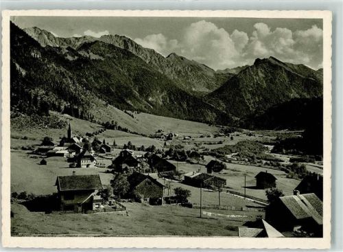 Hinterstein mit Gaishorn Rauhorn Kugelhorn und Älpelespitze