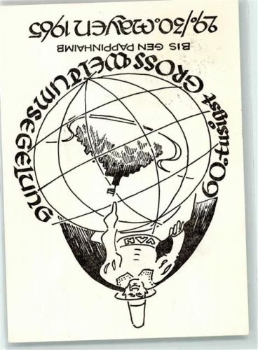 56727 W5440 Mayen 1965 - 60.tusigst Gross Weltumseglung bis Gen Pappenheim