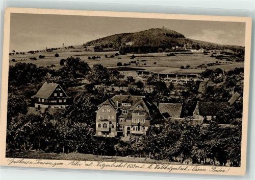 Waldkatzenbach Gasthaus und Pension zum Adler mit Katzenbuckel