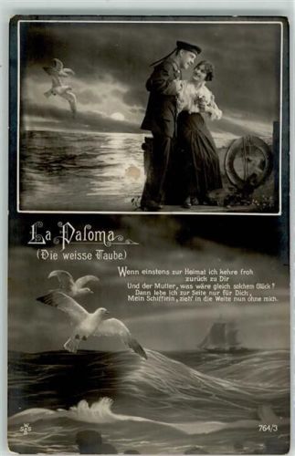 La Paloma die weiße Taube Segelschiff Zweimaster