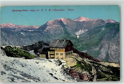 Hintertux Spannagelhaus 2533 m Ö. T. K. Tuxertal Tirol Schnee