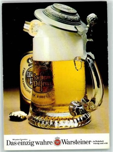 Warsteiner Bierkrug Freundschaftskrug AK