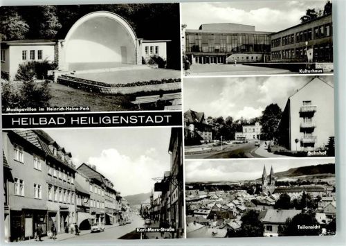 Heilbad Heiligenstadt Musikpavillon Heinrich Heine-Park Karl Marx-Straße Bahnhof