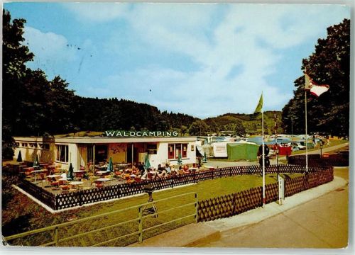 Prüm Waldcamping Fahne Camping Zelt Wohnwagen