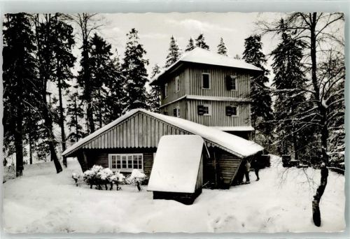 Reichshof Jugendherberge Blockhaus Winter