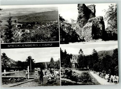 Stecklenberg Ruine Lauenburg Schwimmbad Kurpark