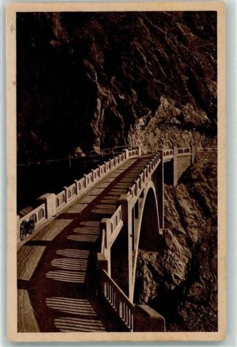 Schattwald Gächtpassbrücke im Gemstal