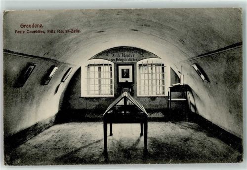 Graudenz Feste Courbiere Fritz Reuter Zelle