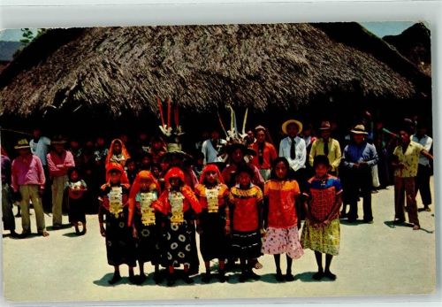 Festivities on the Day of the Indians on an Island of San Blas Tracht