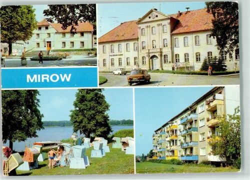 Mirow Markt Etkar-Andre-Oberschule Mirower See Strandkörbe