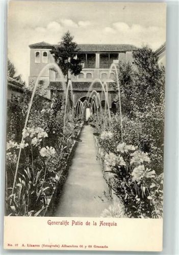 Granada Generalife Patoi de la Acequia Ort lt. Fotograf
