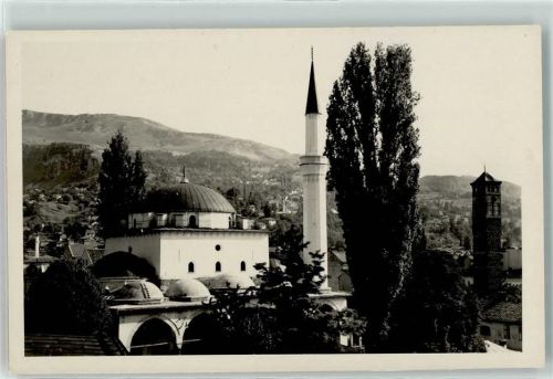 Sarajevo Begova Moschee mit Uhrturm