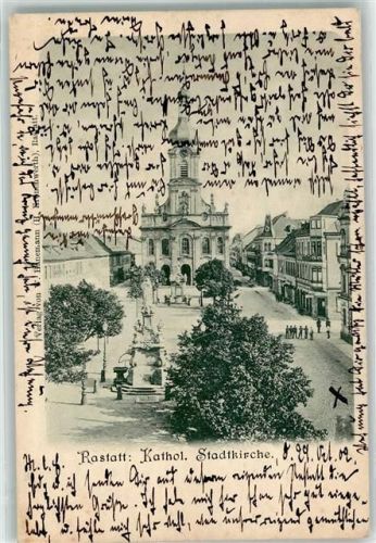 Rastatt 1902 Kath.Stadtkirche