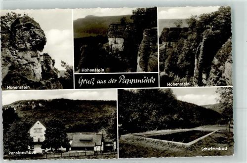 Zersen Gasthaus Pensionshaus Pappmühle Schwimmbad