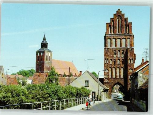 Altentreptow Am Brandenburger Torturm Fahrrad