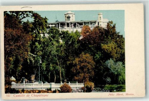 Mexiko City 1905 Castillo de Chapultepec