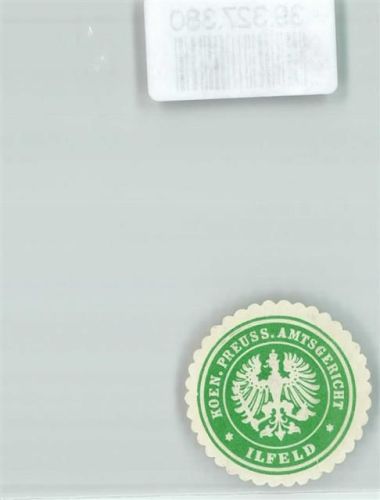 Ilfeld Koen. Preuss. Amtsgericht Ilfeld
