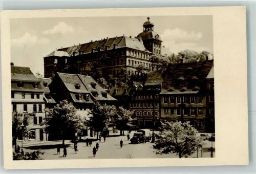 06667 O4850 Weißenfels , Saale - Marktplatz Schloß Weißenfels