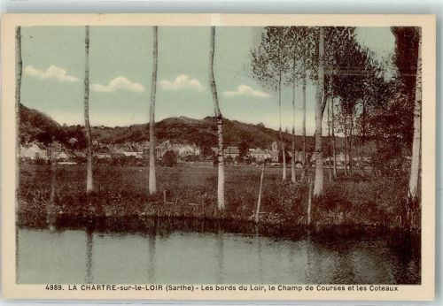 La Chartre-sur-le-Loir Les bords du Loir le Champ de Courses et les Coteaux