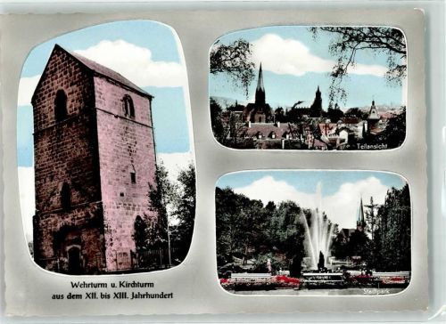 Dudweiler Wehrturm Kirchturm Stadtpark