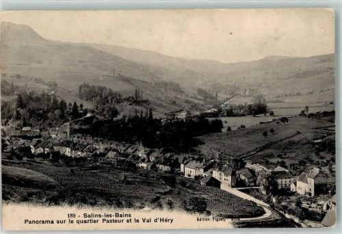 Salins-les-Bains Quartier Pasteur et le Val d`Hery
