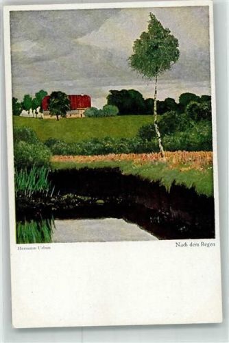Nach dem Regen sign.Hermann Urban Verlag Wiechmann Nr.754