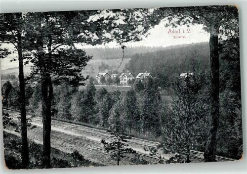 Adorf 1910 Elstertal Gleise