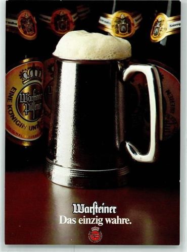 Warsteiner Bierkrug Sonderstempel